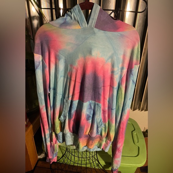 Wildfox Tye Dye “Malibu Unicorn Rainbow” Hoodie - Picture 4 of 8